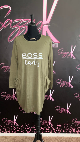 Sazzy K The Boss Lady Dress